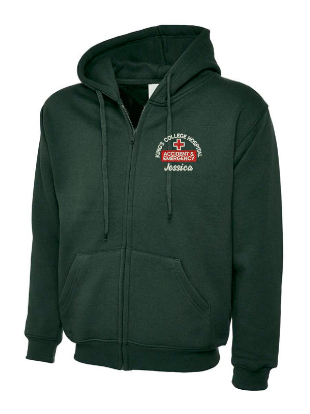 A&E Hospital Hoodie Bottle Green