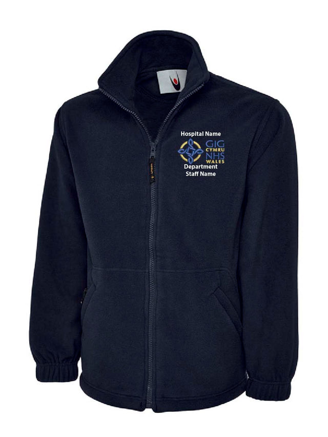 NHS Wales Fleece Jacket Navy