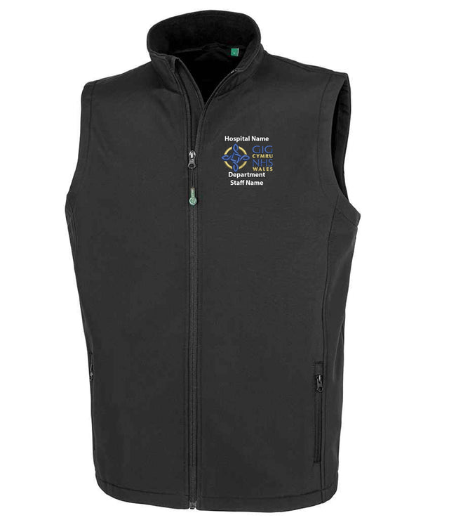 NHS Wales Bodywarmer Black
