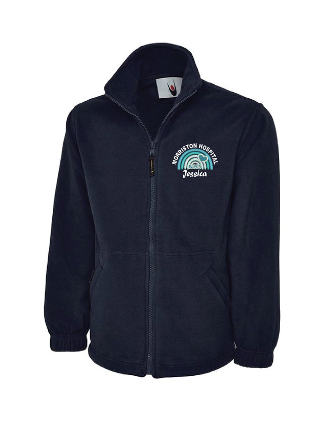 Blue Rainbow Fleece Jacket Navy