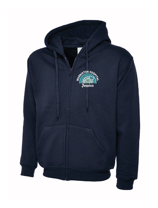 Blue Rainbow Hoodie Navy