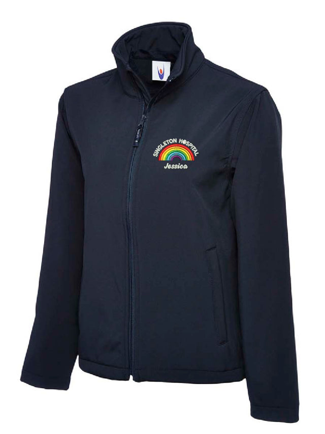 Rainbow Soft Shell Jacket Navy