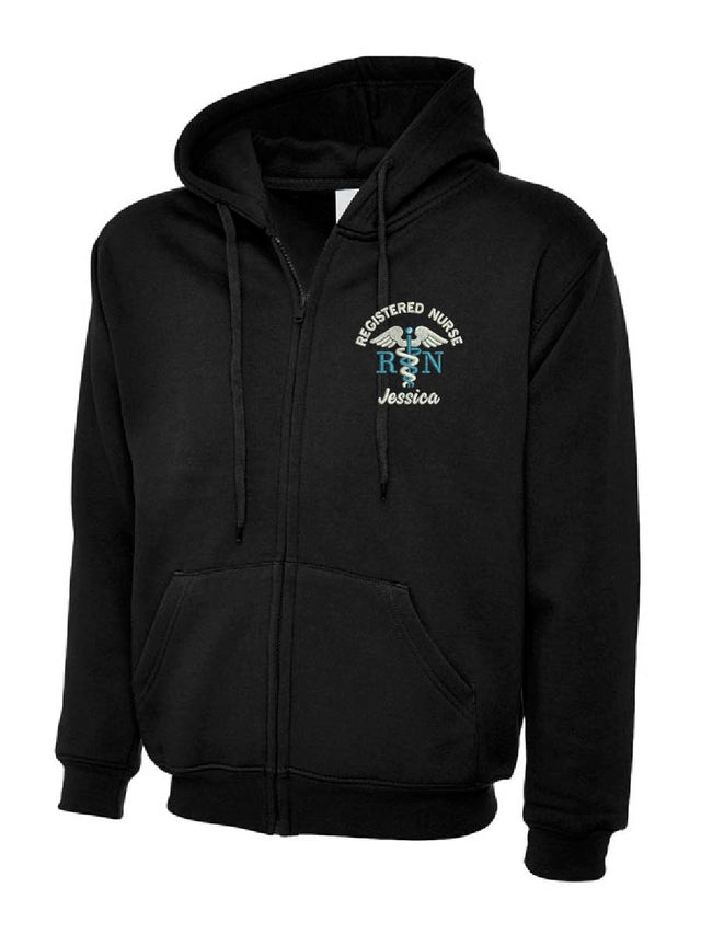 Registered Nurse Hoodie Black