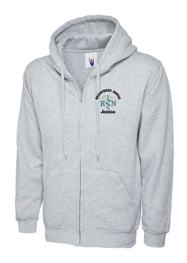 Registered Nurse Hoodie Heather Grey