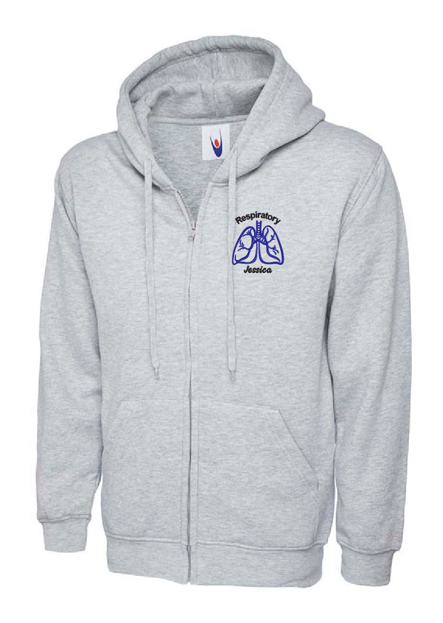 Respiratory Hoodie Heather Grey