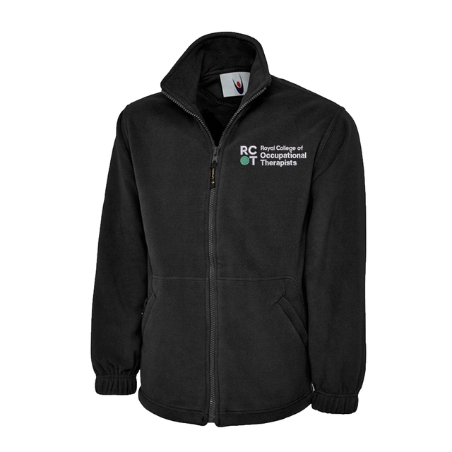 Royal College of Occupational Therapists Fleece Jacket Black