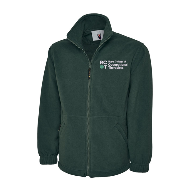 Royal College of Occupational Therapists Fleece Jacket Bottle Green