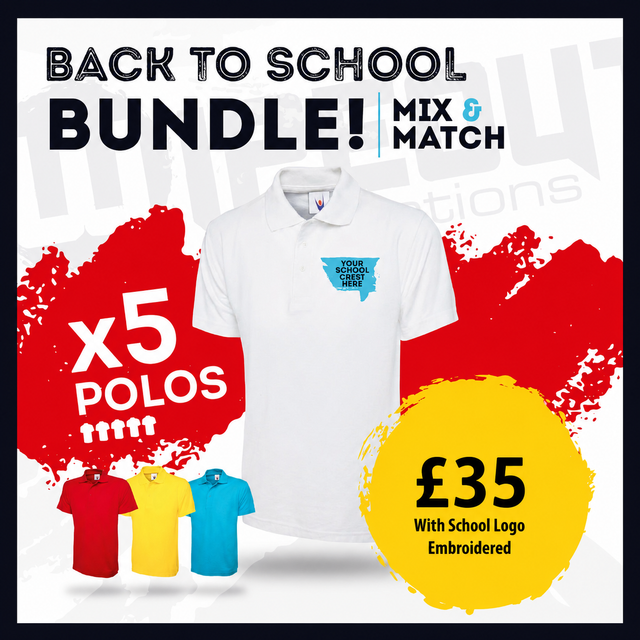 Llanrhidian Primary School Polo Shirt Bundle