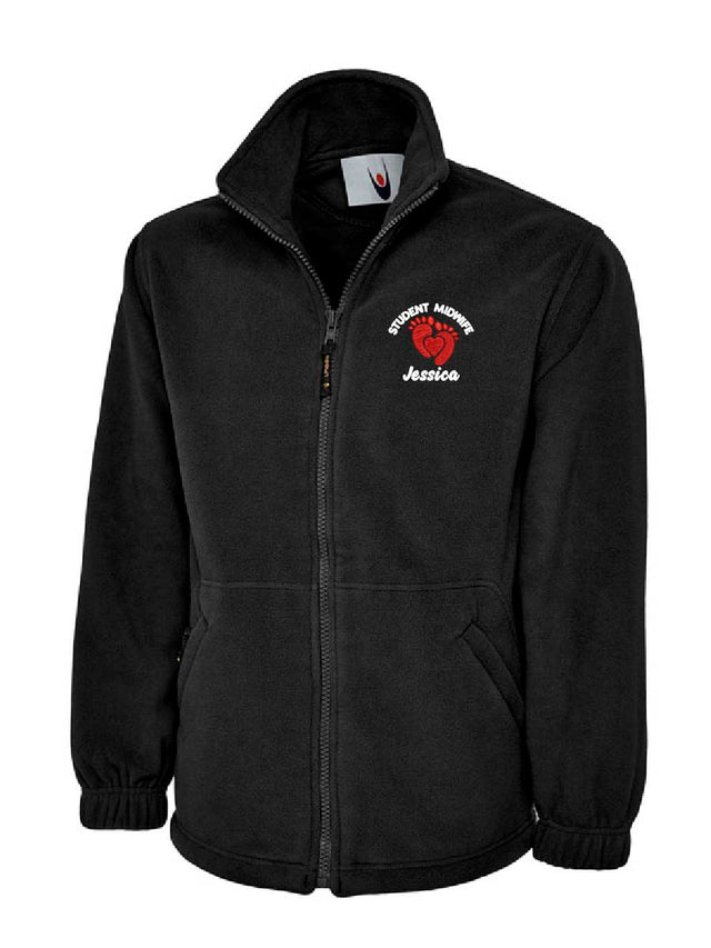 NHS Student Midwife Fleece Jacket Black