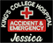 Accident and emergency logo on Softshell Jacket