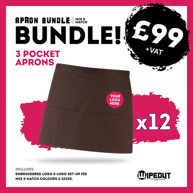 3 Pocket Waist Apron Bundle