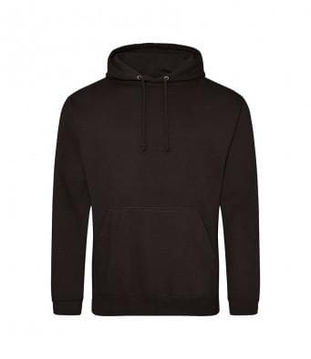 Black Embroidered Hoodie