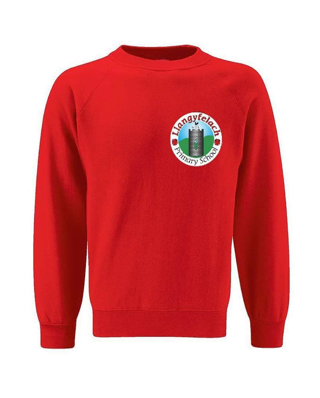 Llangyfelach Primary School Sweatshirt Red