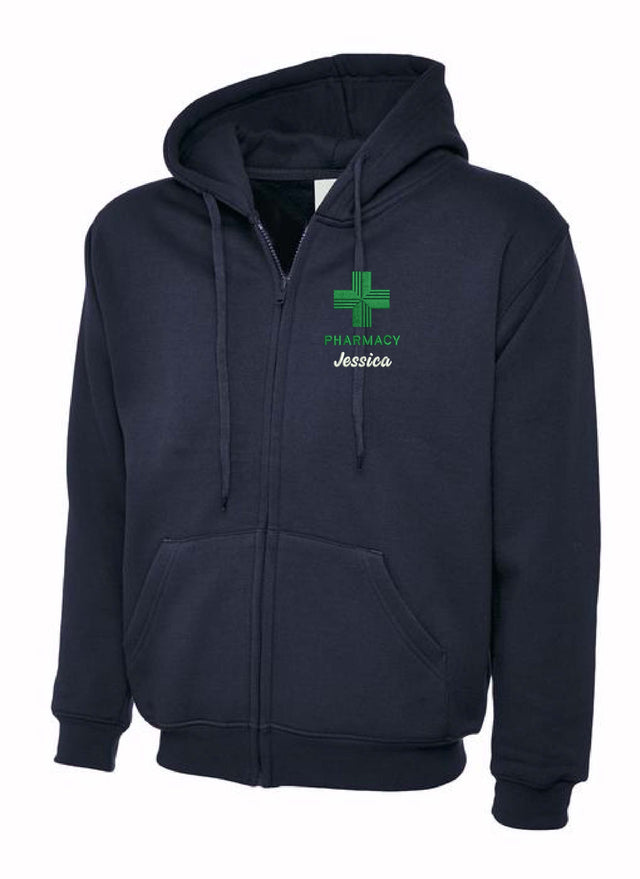 Pharmacy Zip Hoodie Navy
