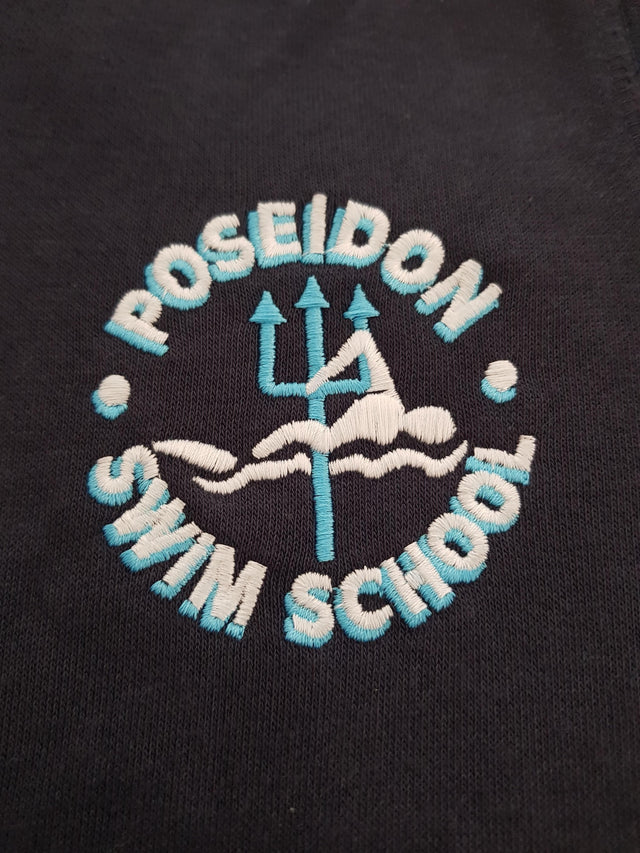 Black Poseidon Toddler Onesie logo