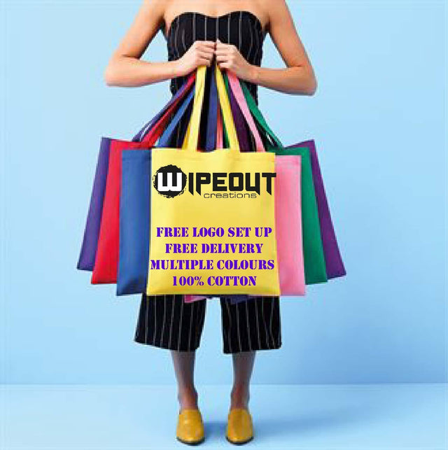 Model holding Customised Tote Bags