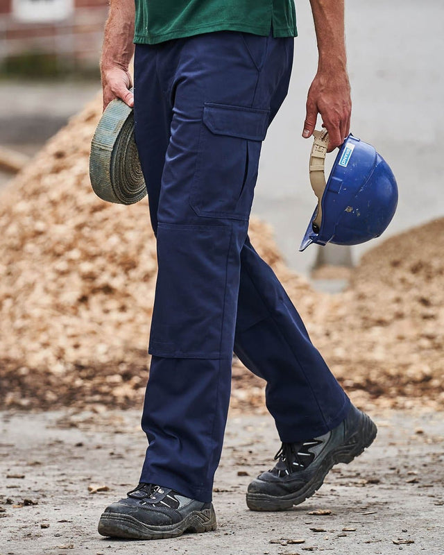 Navy Workwear Cargo Trousers