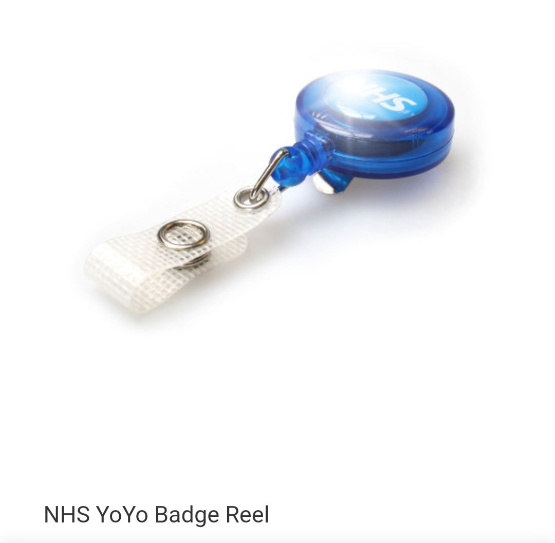 NHS Lanyard with Integrated Badge Reel
