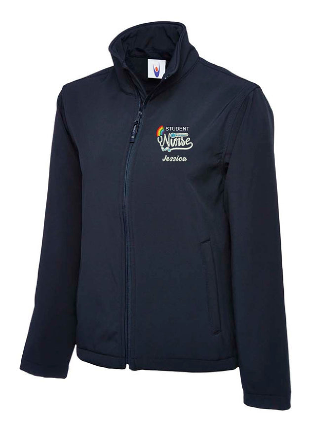 Navy Student Nurse Softshell Jacket