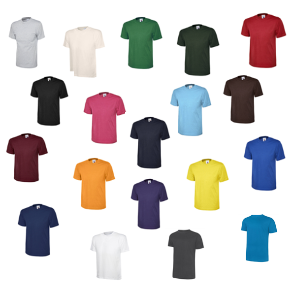 workwear T-shirts with different colour options