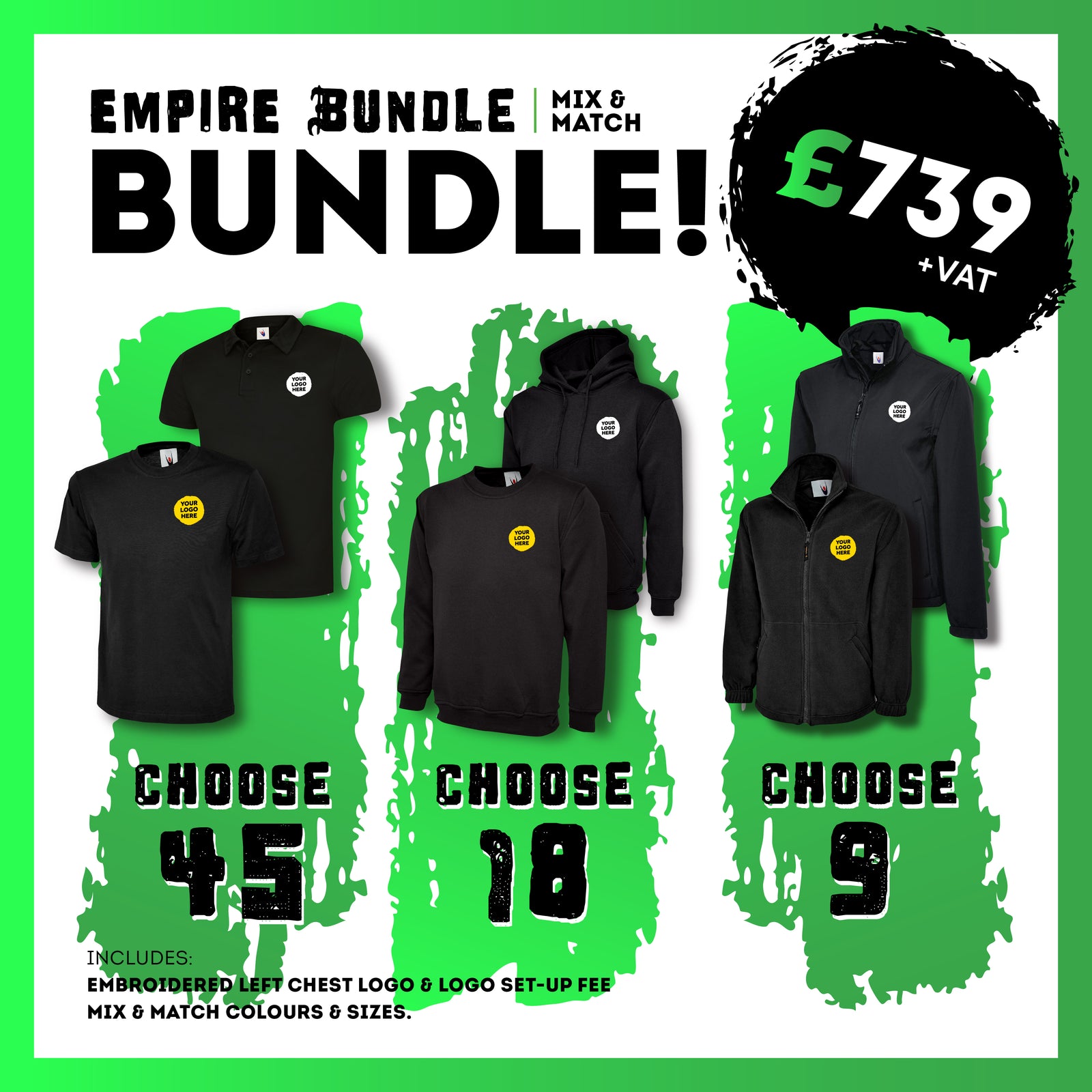 Personalised Workwear Bundle Package Deal
