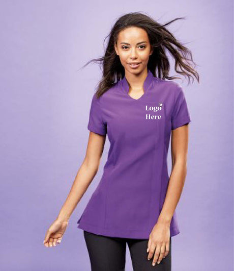 Women wearing Healthcare Workwear Purple Tunic