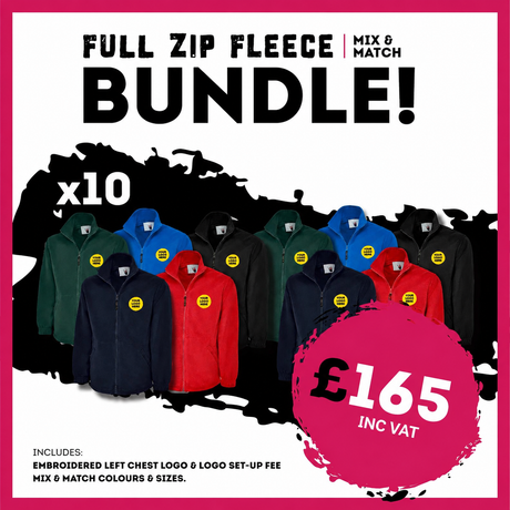 Full Zip Fleece Jackets Bundle