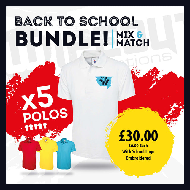 Penclawdd School Value Polo shirts Bundle