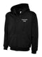 Hoodie with Embroidered Text Logo