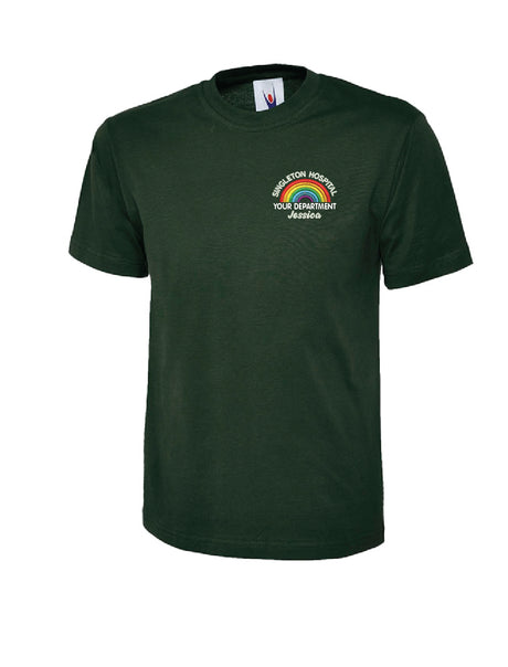 NHS T-shirt Bottle Green