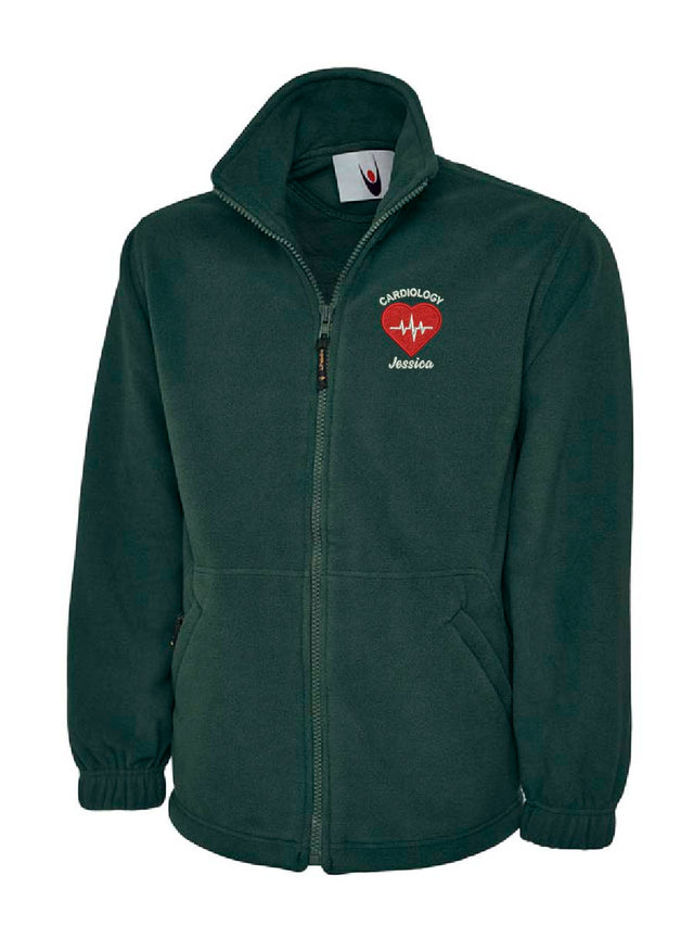 Cardiology Fleece Bottle Green