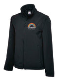 Rainbow Care Worker Softshell Jacket Black