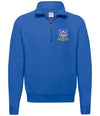 Blue Penclawdd AFC Zip Neck Sweatshirt