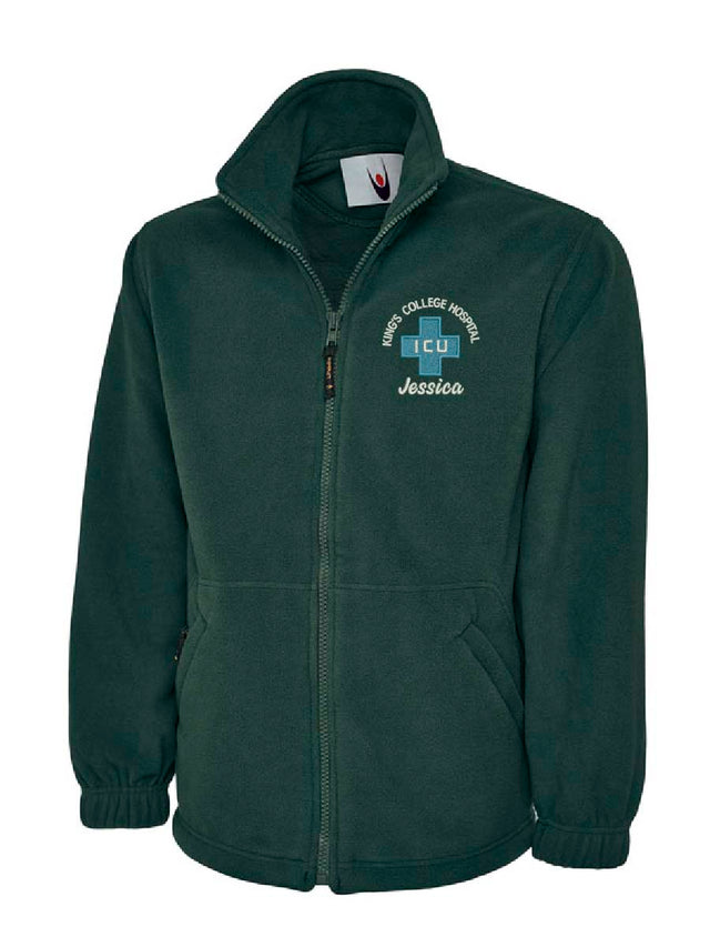 ICU Fleece Jacket Bottle Green