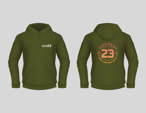 JOPO Hoodie Kids Olive