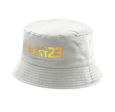 JOPO Bucket Hat White