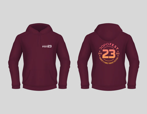 Jopo FEST Burgundy Kids Hoodie