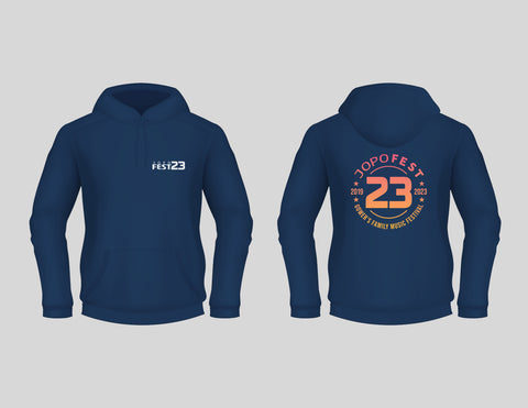 JOPO FEST Navy Kids Hoodie