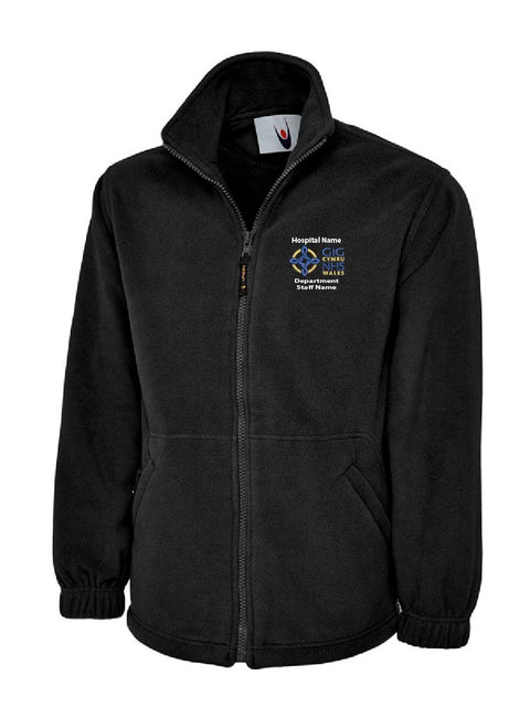 NHS Wales Fleece Jacket Black