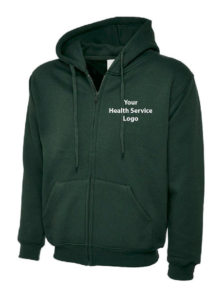 NHS Wales Hoodie Bottle Green
