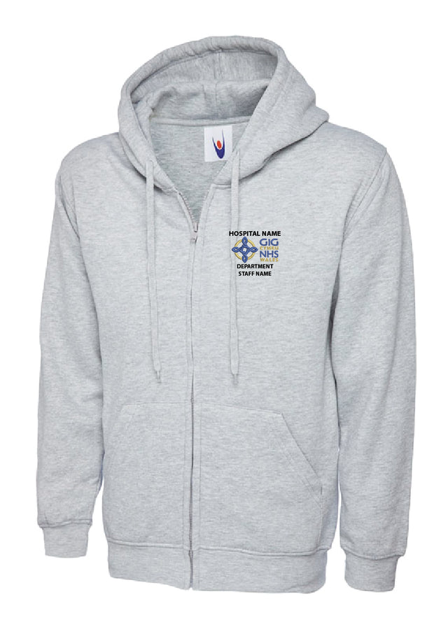 NHS Wales Hoodie Heather Grey