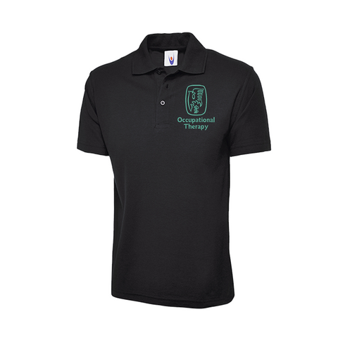 Occupational Therapy Polo Shirt Black