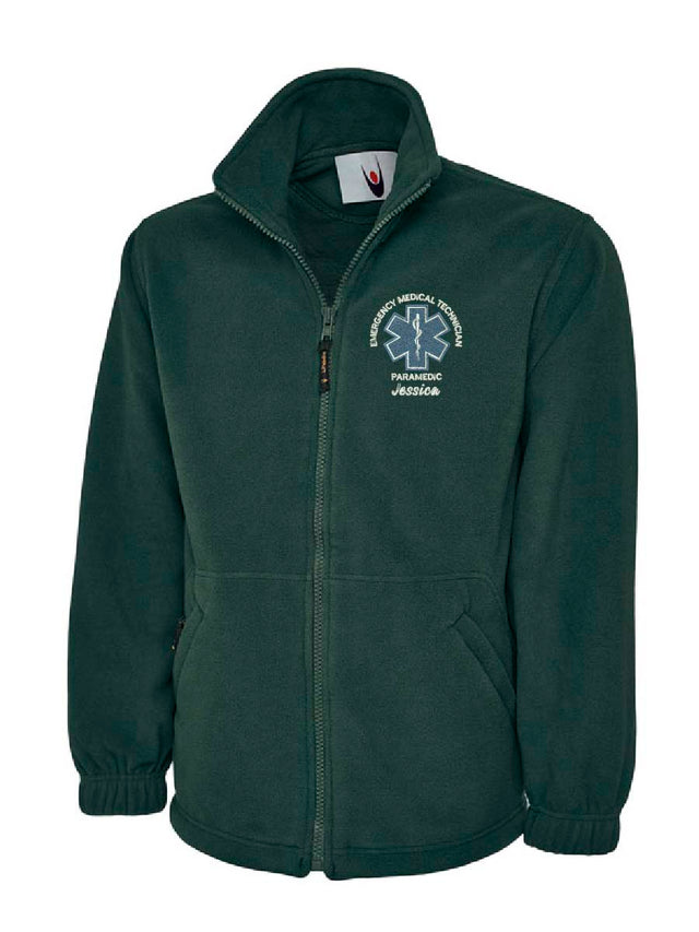 Paramedic Fleece Jacket Bottle Green