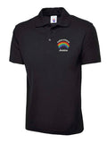 Paediatrics Rainbow Polo Shirt Black