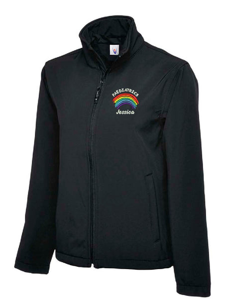 Paediatrics Rainbow Softshell Black