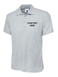 Polo Shirt with Embroidered Text logo