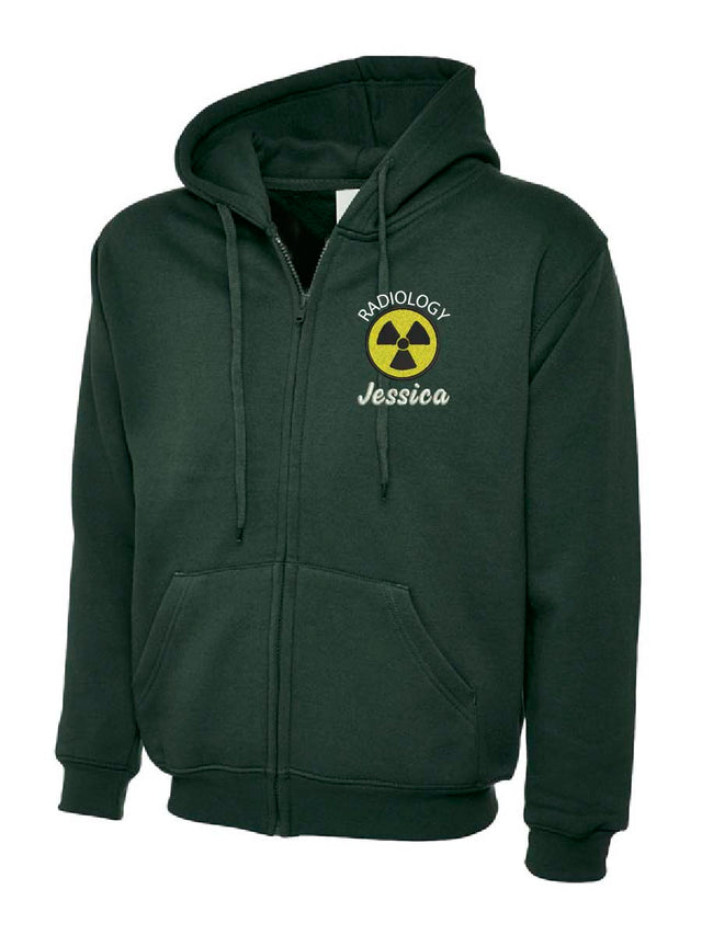 Radiology Hoodie Bottle Green