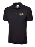 Rainbow Polo Shirt Black