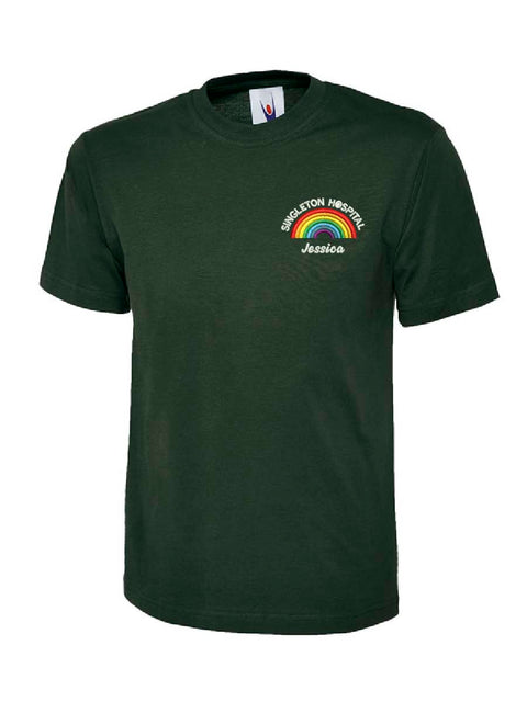 Rainbow T-Shirt Bottle Green