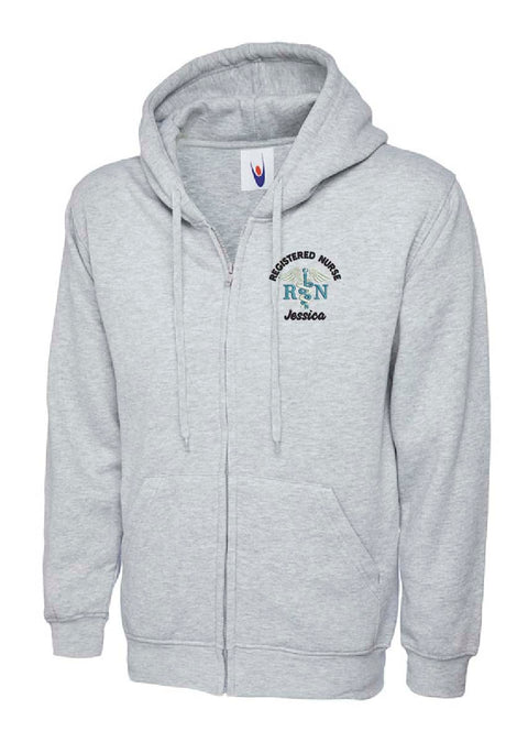  Registered Nurse Hoodie Heather Grey